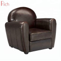 Furniture Factory Chaise Lounge Sofa Brown Leather Recliner Sofa Set With Arms